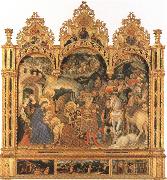 Sandro Botticelli Gentile da Fabriano,Adoration of the Magi (mk36) Spain oil painting artist